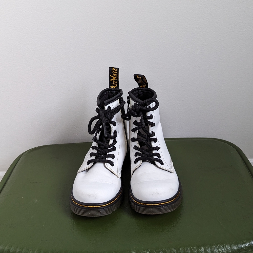 Dr. Martens Combat Boots in White
